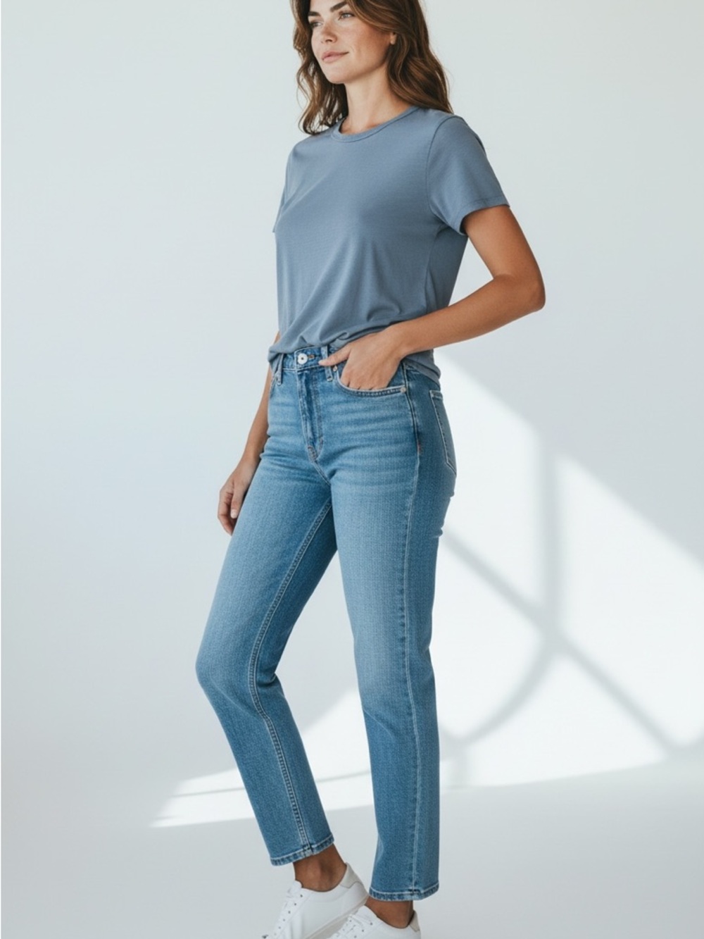 Richer Poorer Short Sleeve Tee - Slate Blue